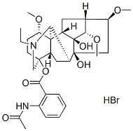 Lappaconite HBr chemical structure