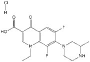 Lomefloxacin hydrochloride