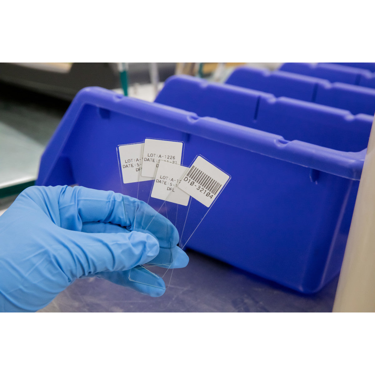 Brady Centrifuge, Eppendorf and PCR Labels - B-490 - 31.75 x 9.53 mm - M5-112-490