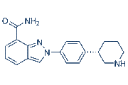 Niraparib (MK-4827) chemical structure