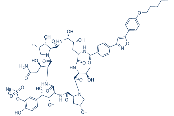 Micafungin Sodium chemical structure
