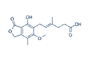 Mycophenolic acid chemical structure