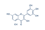 Myricetin chemical structure