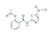 Nitazoxanide chemical structure