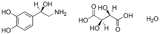 Noradrenaline bitartrate monohydrate chemical structure
