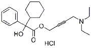 Oxybutynin hydrochloride chemical structure