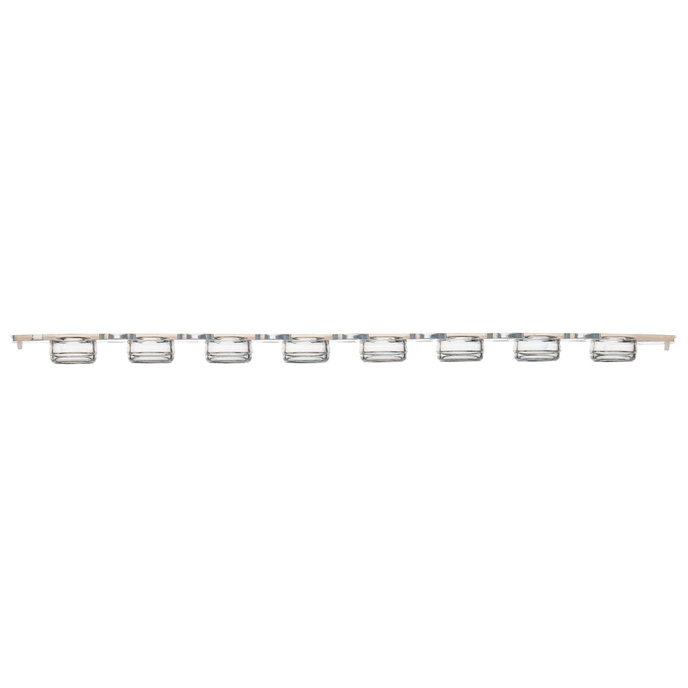 0.2mL 8-Strip Flat Caps, No Tubes, Optically-Clear for qPCR