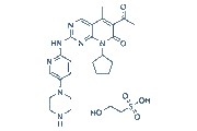Palbociclib Isethionate chemical structure