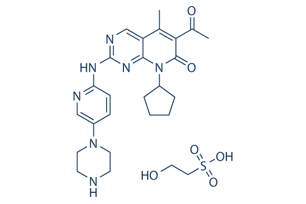 Palbociclib Isethionate chemical structure