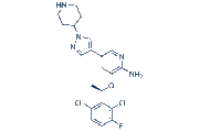 Crizotinib chemical structure