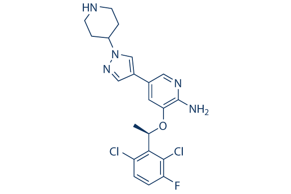 Crizotinib chemical structure