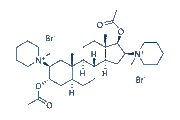 Pancuronium dibromide chemical structure