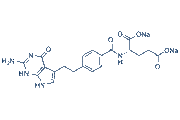 Pemetrexed disodium chemical structure