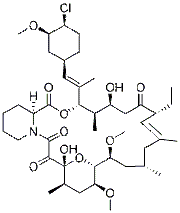 Pimecrolimus chemical structure