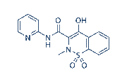 Piroxicam chemical structure