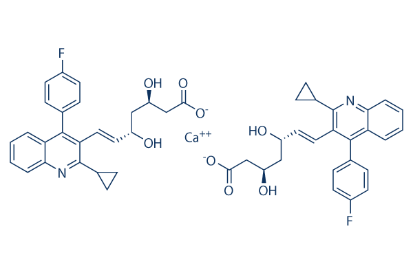 Pitavastatin calcium chemical structure
