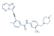 Ponatinib chemical structure