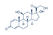 Prednisolone chemical structure