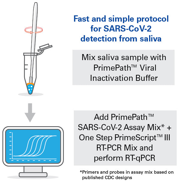 PrimePath Direct Saliva SARS-CoV-2 Detection Kit - Real-time PCR - Takara Bio