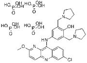Pyronaridine tetraphosphate