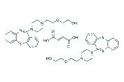 Quetiapine (ICI-204636) fumarate chemical structure