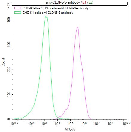 Untransfected CHO-K1*10 6 cells), washed and then followed by APC-conjugated anti-Mouse IgG Fc antibody and analyzed with flow cytometry.