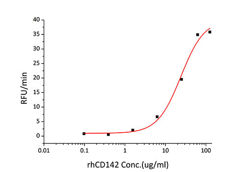 Recombinant Human Coagulation factor III/Tissue factor/CD142 Protein