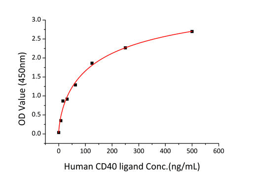 Recombinant Human TNFRSF5/CD40 Protein