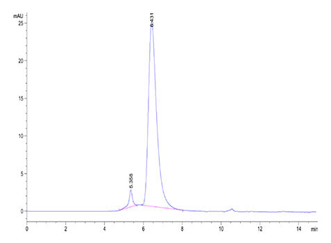 Recombinant Cynomolgus TNFRSF17/BCMA/CD269 Protein