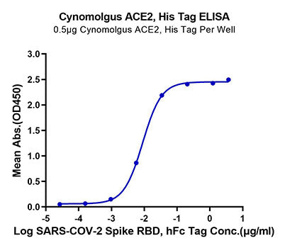 Recombinant Cynomolgus ACE-2 Protein