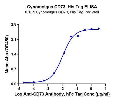Recombinant Cynomolgus 5'-Nucleotidase/NT5E/CD73 Protein