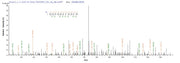 Based on the SEQUEST from database of E.coli host and target protein, the LC-MS/MS Analysis result of RPC26111 could indicate that this peptide derived from E.coli-expressed Enterobacteria phage T4 (Bacteriophage T4) dsbA.