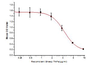 Inhibition of A549 cells proliferation after stimulated with TNFα