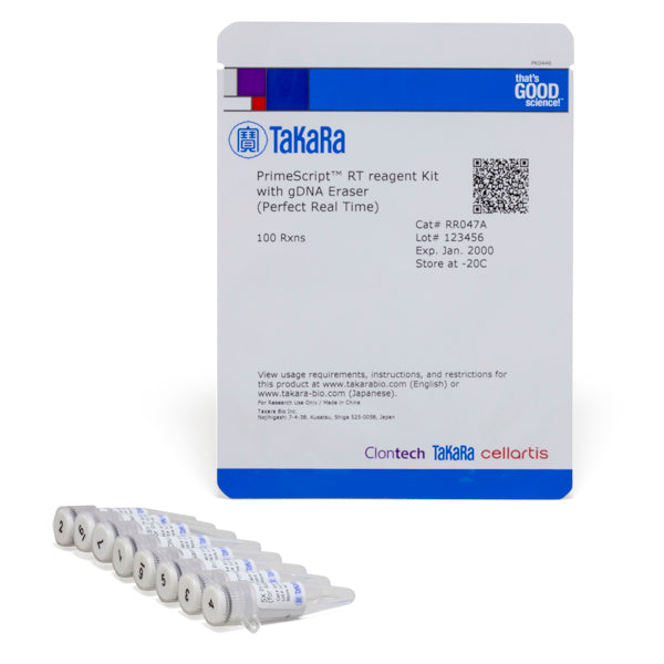 PrimeScript RT Reagent Kit with gDNA Eraser (Perfect Real Time)—eliminate genomic DNA contamination - Real-time PCR - Takara