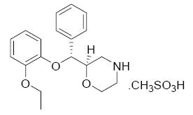 Reboxetine mesylate