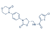 Rivaroxaban chemical structure