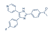 Adezmapimod (SB203580) chemical structure