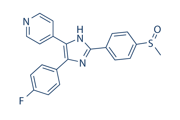 Adezmapimod (SB203580) chemical structure