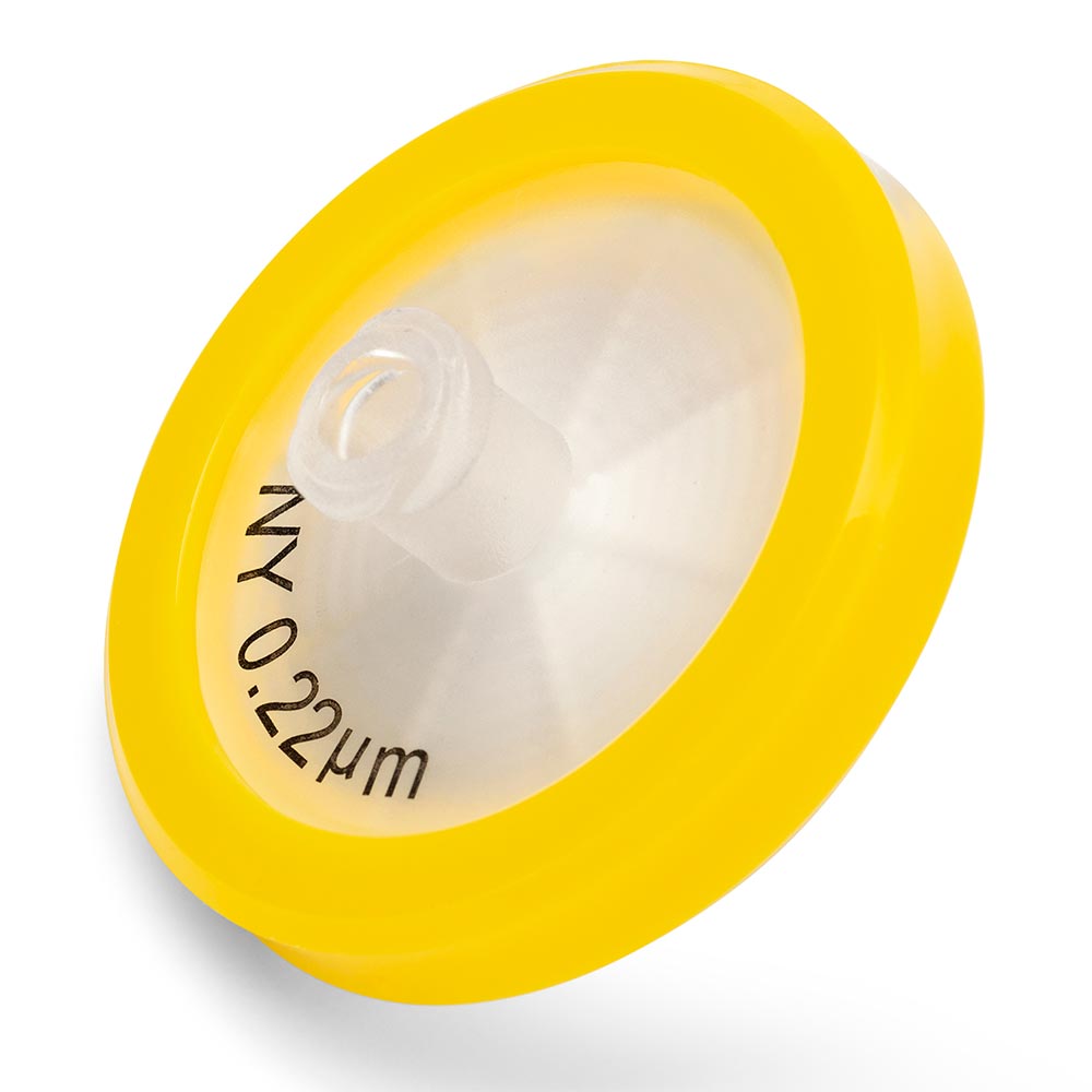 Syringe Filter, Nylon Membrane, 0.22־¼m Porosity, 30mm Diameter, PP Housing, Non-sterile, Bulk Packed