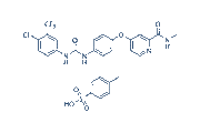 Sorafenib tosylate chemical structure