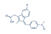 Sulindac chemical structure