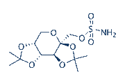 Topiramate chemical structure