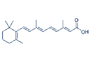 Retinoic acid (Tretinoin) chemical structure