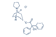 Trospium chloride chemical structure
