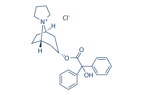 Trospium chloride chemical structure