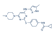 Tozasertib (VX-680) chemical structure