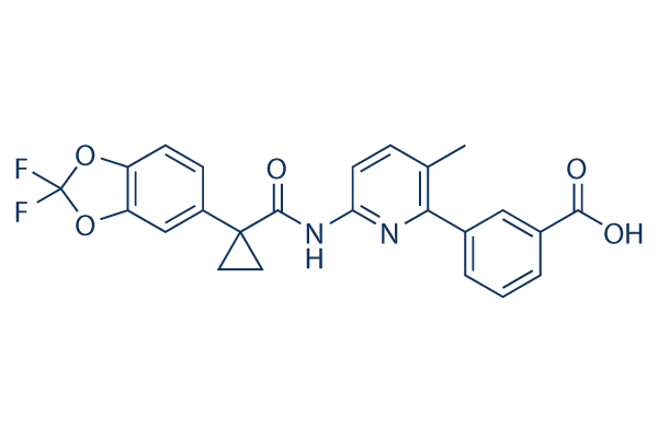 Lumacaftor (VX-809) chemical structure