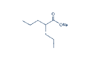 Valproic Acid sodium chemical structure