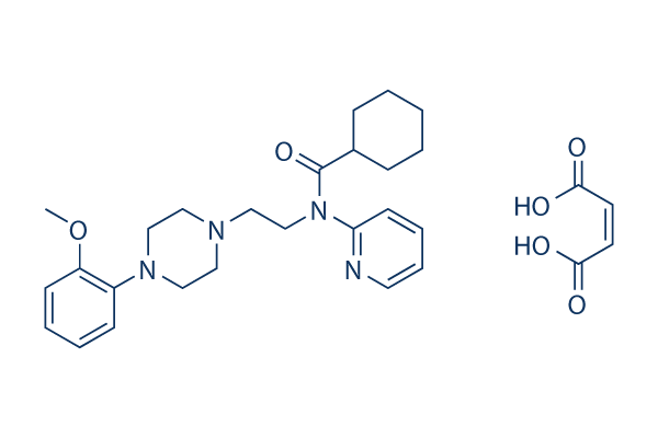 WAY-100635 Maleate chemical structure