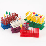 Wireless Tube Rack, 30mm, Full Size: 24-Place, Nylon, Blue